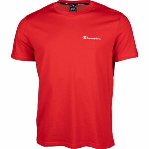 Champion CREWNECK T-SHIRT červená M - Pánské triko