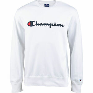 Champion CREWNECK SWEATSHIRT Pánská mikina, bílá, velikost S
