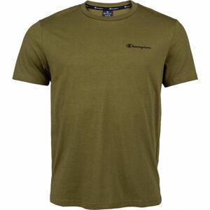Champion CREWNECK T-SHIRT Pánské tričko, zelená, velikost L