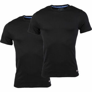Champion T-SHIRT ROUND NECK X2 Pánské tričko, černá, velikost M