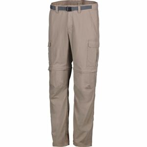 Columbia CASCADES EXPLORER CONVERTIBLE PANT Pánské outdoorové kalhoty, Hnědá,Tmavě šedá, velikost