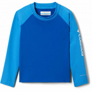 Columbia SANDY SHORES LONG SLEEVE SUNGUARD Dětské triko, modrá, velikost XXS