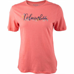 Columbia BLUEBIRD DAY RELAXED CREW NECK Dámské tričko, růžová, veľkosť S
