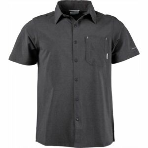 Columbia TRIPLE CANYON SHORT SLEEVE SHIRT černá S - Pánská outdoorová košile