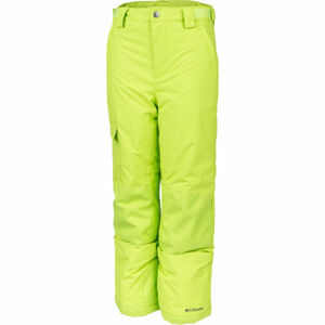 Columbia Y BUGABOO II PANT Dětské zateplené kalhoty, reflexní neon, velikost XS