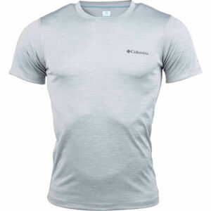 Columbia ZERO RULES SS SHRT M Pánské sportovní tričko, šedá, velikost M
