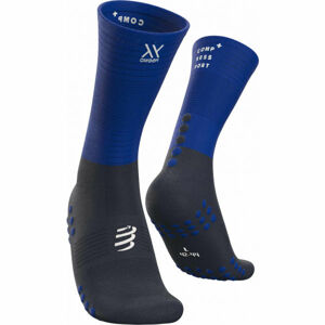 Compressport MID COMPRESSION SOCKS Běžecké ponožky, modrá, veľkosť 39-41