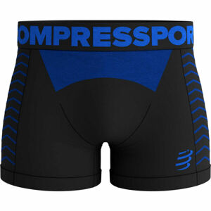 Compressport SEAMLESS BOXER Pánské funkční boxerky, černá, velikost S