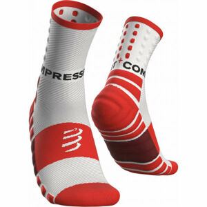 Compressport SHOCK ABSORB SOCKS Běžecké ponožky, bílá, velikost T4