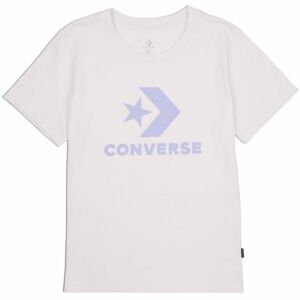 Converse STAR CHEVRON TEE Dámské tričko, bílá, velikost M