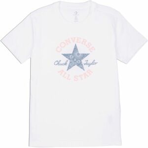 Converse CHUCK PATCH INFILL Dámské tričko, bílá, velikost M