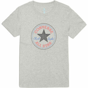 Converse CHUCK PATCH NOVA TEE Dámské tričko, šedá, velikost