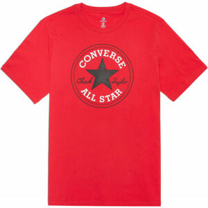 Converse CHUCK PATCH TEE Pánské triko, červená, velikost XL