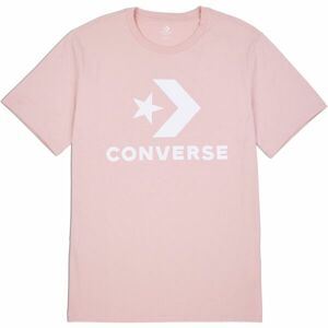Converse STANDARD FIT CENTER FRONT LARGE LOGO STAR CHEV SS TEE Unisexové tričko, růžová, velikost XXL