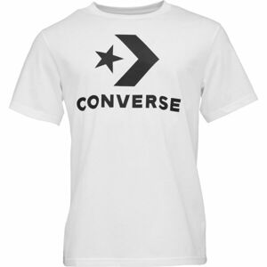 Converse STAR CHEVRON TEE Pánské tričko, bílá, veľkosť M