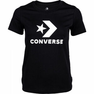 Converse STAR CHEVRON TEE Dámské tričko, černá, veľkosť S