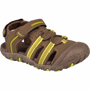 Crossroad MILL Dětské sandály, Hnědá,Žlutá, velikost 25