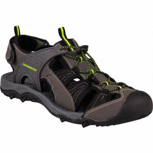 Crossroad MOHAN Pánské sandály, Tmavě šedá,Černá,Šedá,Zelená, velikost 45