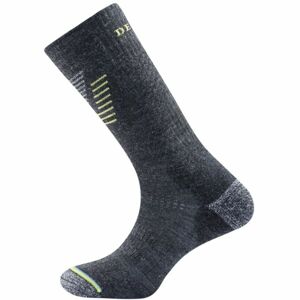 Devold HIKING MERINO MEDIUM Pánské vysoké turistické ponožky, tmavě šedá, velikost