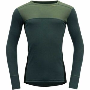 Devold LAUPAREN Pánské Merino tričko, tmavě zelená, veľkosť XL