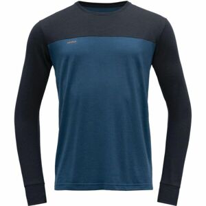 Devold NORANG MERINO 150 SHIRT Pánské triko, tmavě modrá, velikost XL