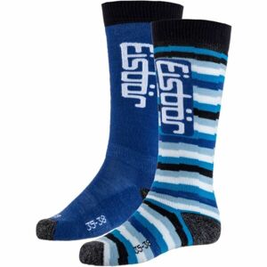 Eisbär SKI COMFORT 2PACK Dětské lyžařské ponožky, modrá, velikost