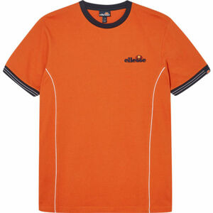 ELLESSE TERRACOTTA TEE Pánské tričko, Oranžová,Černá, velikost XL