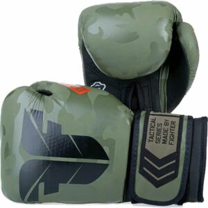 Fighter TACTICAL 12 OZ Boxerské rukavice, tmavě zelená, velikost