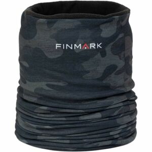 Finmark FSW-250 Multifunkční šátek s fleecem, tmavě šedá, velikost UNI