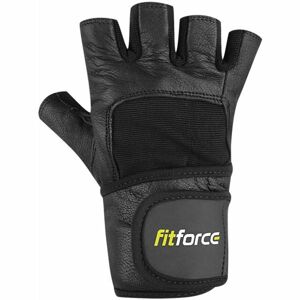 Fitforce FITNESS RUKAVICE černá XL - Rukavice na fitness