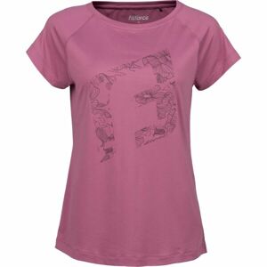 Fitforce HASLEY Dámské fitness triko, růžová, velikost XL