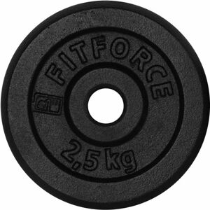 Fitforce PLB 2,5 KG x 25 MM Nakládací kotouč, černá, velikost