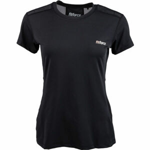 Fitforce PADOVA Dámské fitness triko, černá, velikost M