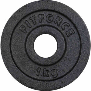 Fitforce PLB 1 KG x 30 MM Nakládací kotouč, černá, veľkosť 1 KG
