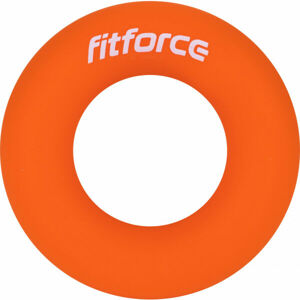 Fitforce RINGGRIP HARD Posilovací kolečko, oranžová, velikost NS
