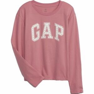 GAP GRAPHIC LOGO Dívčí tričko, růžová, veľkosť XXL