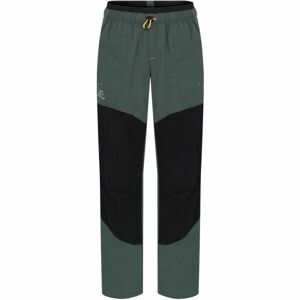 Hannah GUINES JR Dětské outdoorové kalhoty, tmavě zelená, velikost 140