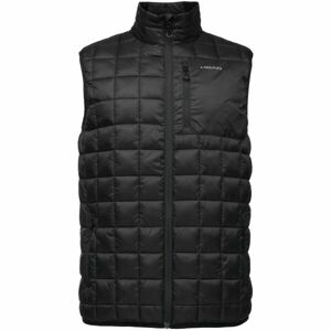 Head BADIO Pánská prošívaná vesta, černá, veľkosť XL