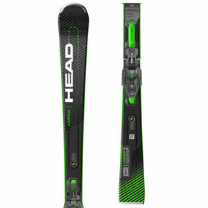 Head SUPERSHAPE E MAGNUM+PRD 12 GW Univerzální sportovní lyže, Černá,Zelená,Bílá, velikost 156