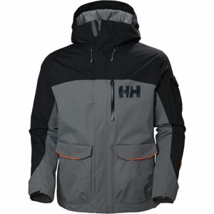 Helly Hansen FERNIE 2.0 JACKET Pánská lyžařská/snowboardová bunda, tmavě šedá, velikost XL