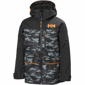 Helly Hansen TORNADO Chlapecká lyžařská bunda, černá, veľkosť 8