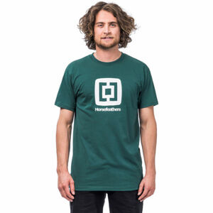 Horsefeathers FAIR T-SHIRT tmavě zelená XXL - Pánské tričko