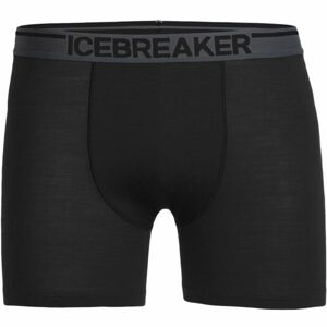 Icebreaker ANTOMICA BOXERS Pánské funkční boxerky, černá, velikost L