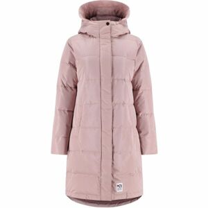 KARI TRAA KYTE Dámský péřový kabát, růžová, veľkosť XS