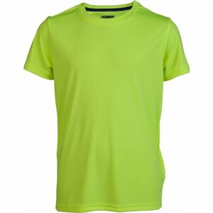 Kensis REDUS JNR Chlapecké sportovní triko, reflexní neon, velikost 128/134