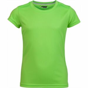 Kensis VINNI Dívčí sportovní triko, světle zelená, velikost 152-158