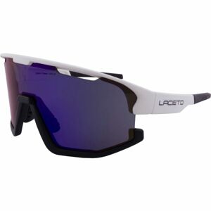 Laceto DEXTER Sportovní sluneční brýle, bílá, velikost UNI