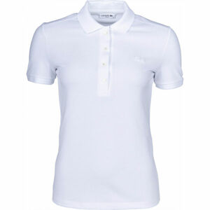 Lacoste SHORT SLEEVE POLO Dámské polo tričko, Bílá, velikost