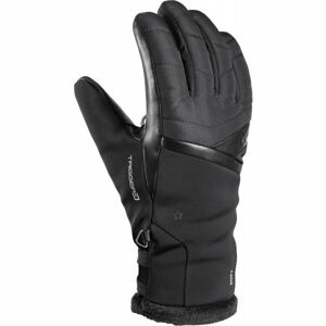Leki SNOWFOX 3D W Dámské sjezdové rukavice, černá, velikost 6.5