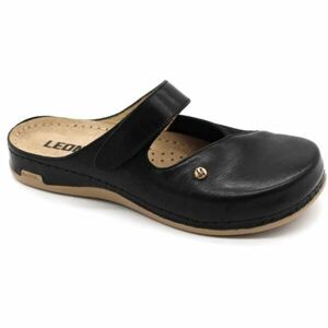LEONS ORTHO Dámské pantofle, černá, velikost 37